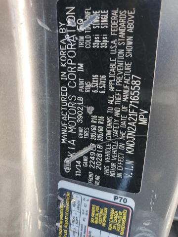 2015 KIA SOUL KNDJN2A21F7165587