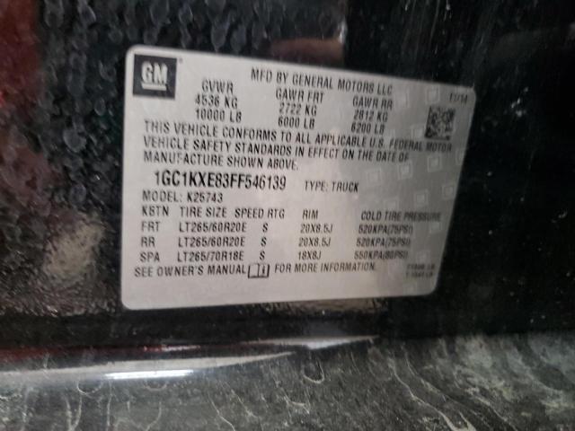 2015 CHEVROLET SILVERADO - 1GC1KXE83FF546139