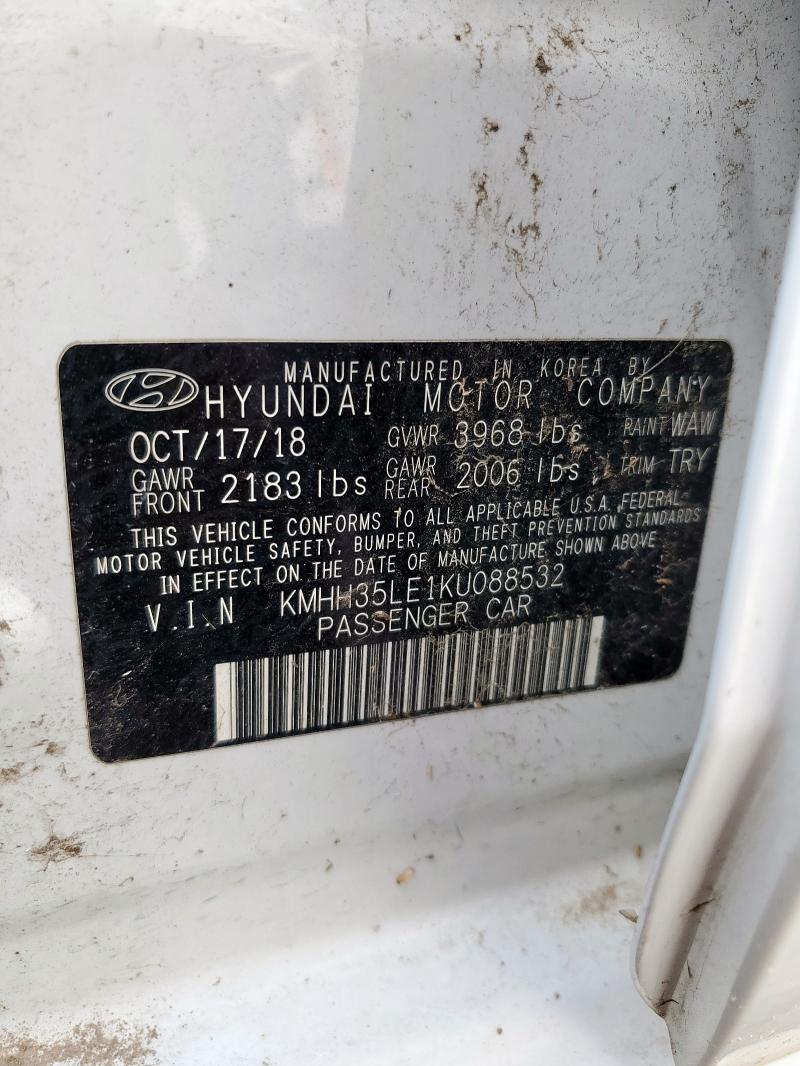 2019 HYUNDAI ELANTRA GT KMHH35LE1KU088532