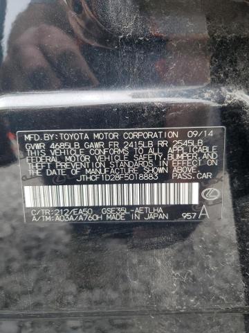 2015 LEXUS IS 250 JTHCF1D28F5018883
