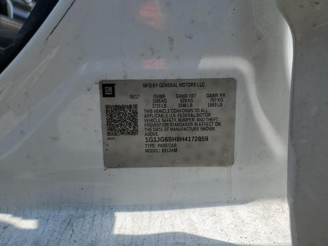 2017 CHEVROLET SONIC 1G1JG6SH8H4172859