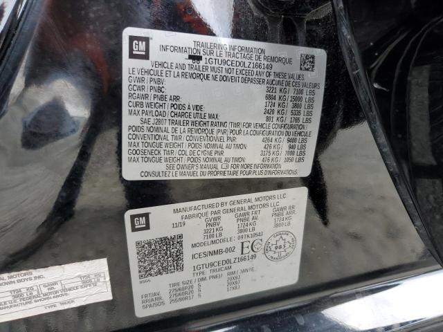 2020 GMC SIERRA K1500 ELEVATION 1GTU9CED0LZ166149