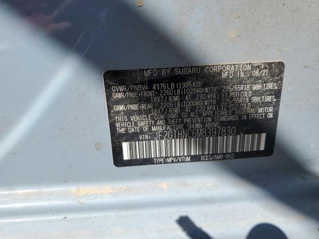 2021 SUBARU CROSSTREK JF2GTHNC6M8397830