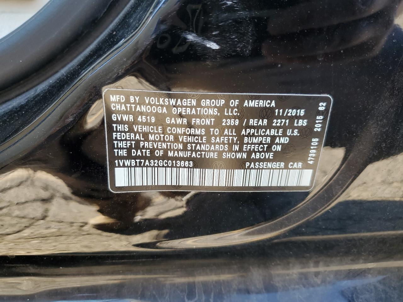 VOLKSWAGEN PASSAT SE