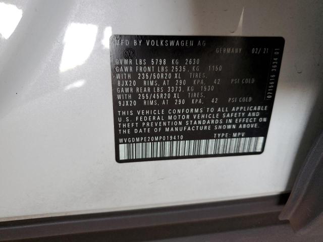 2021 VOLKSWAGEN ID.4 FIRST WVGDMPE20MP019410