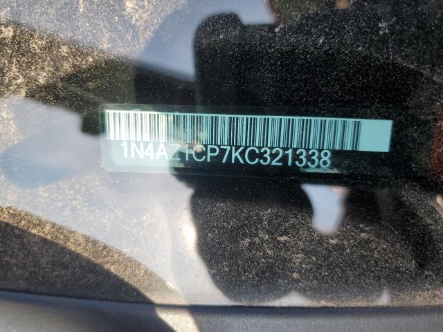 2019 NISSAN LEAF S 1N4AZ1CP7KC321338