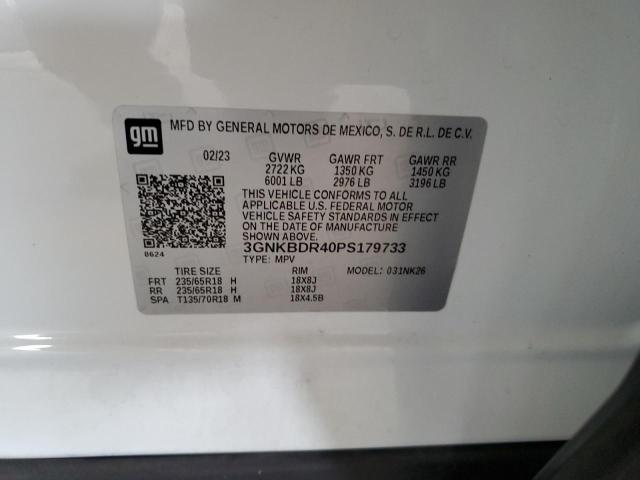 2023 CHEVROLET BLAZER 3LT 3GNKBDR40PS179733
