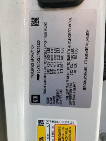 2023 CADILLAC ESCALADE S 1GYS4GKL1PR239120