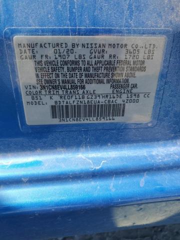 2020 NISSAN VERSA SV #3292565693