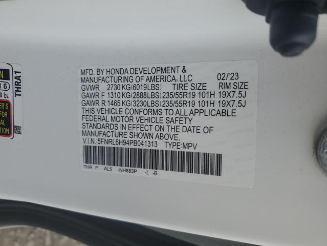 2023 HONDA ODYSSEY EL 5FNRL6H94PB041313