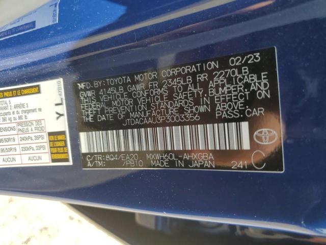 2023 TOYOTA PRIUS LE JTDACAAU3P3003356