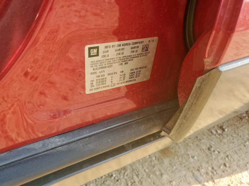 2016 BUICK ENCORE PRE KL4CJDSBXGB740325