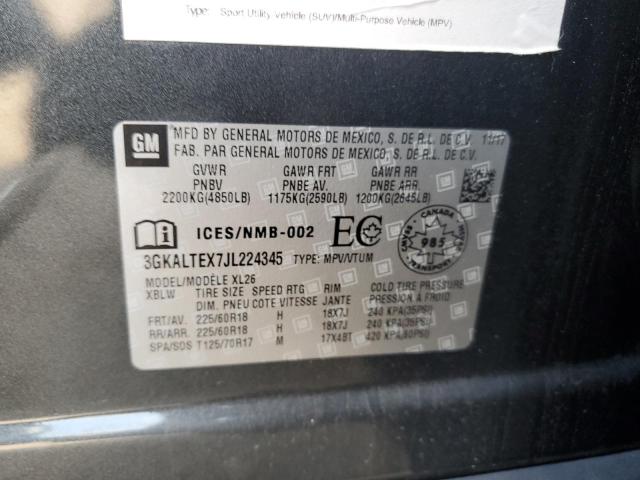 2018 GMC TERRAIN SL 3GKALTEX7JL224345