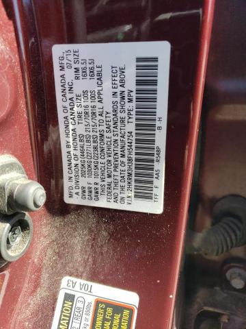 2015 HONDA CR-V LX 2HKRM3H38FH544754