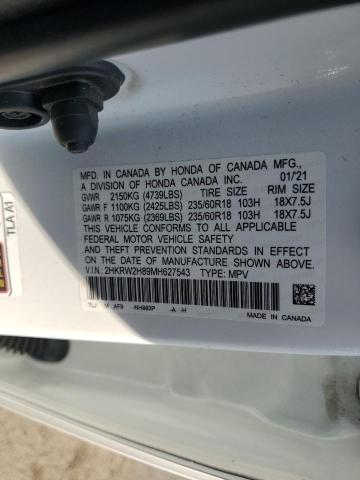 2021 HONDA CR-V EXL - 2HKRW2H89MH627543