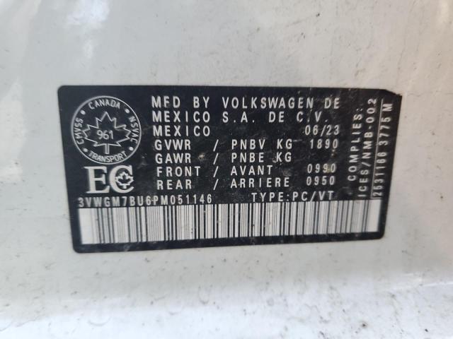 2023 VOLKSWAGEN JETTA SEL 3VWGM7BU6PM051146