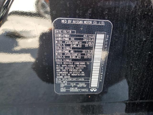 2019 INFINITI QX50 ESSEN 3PCAJ5M12KF114636