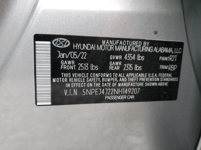2022 HYUNDAI SONATA SEL PLUS 5NPEJ4J22NH149207