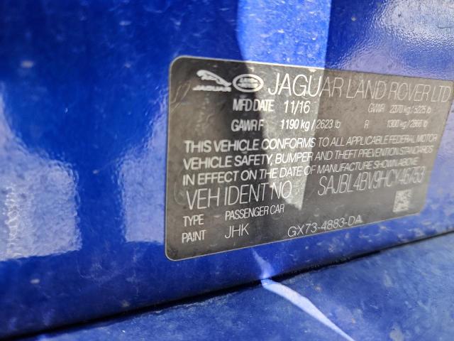 2017 JAGUAR XF R - SPO - SAJBL4BV9HCY46753