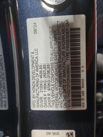 2024 HONDA ACCORD HYB 1HGCY2F63RA088953