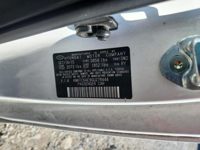 2016 HYUNDAI VELOSTER T KMHTC6AE9GU278444
