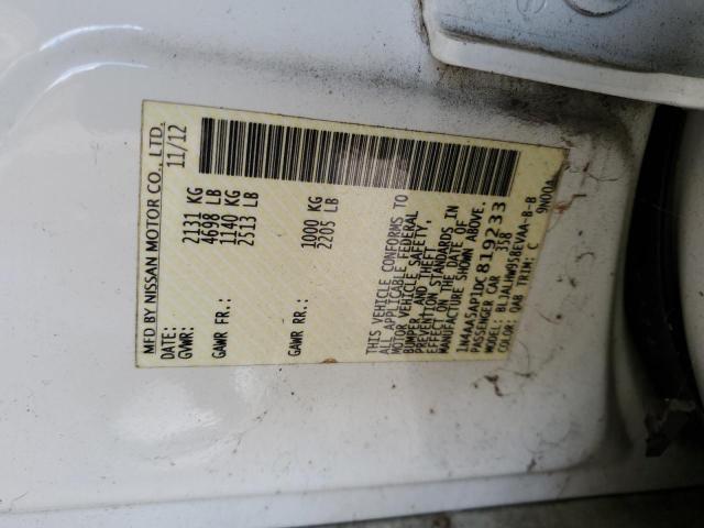 2013 NISSAN MAXIMA S - 1N4AA5AP1DC819233