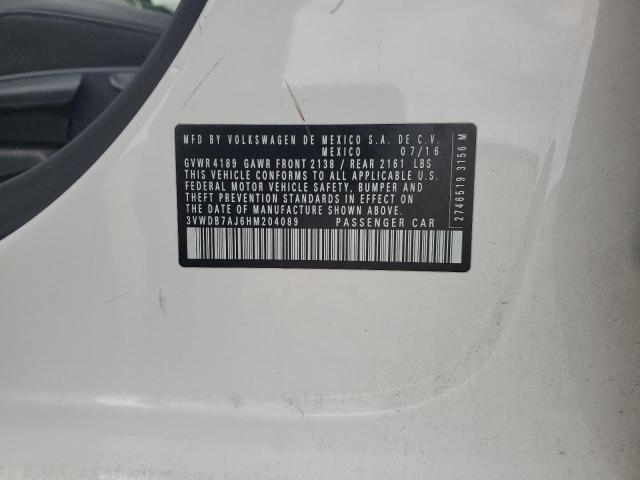 2017 VOLKSWAGEN JETTA SE - 3VWDB7AJ6HM204089