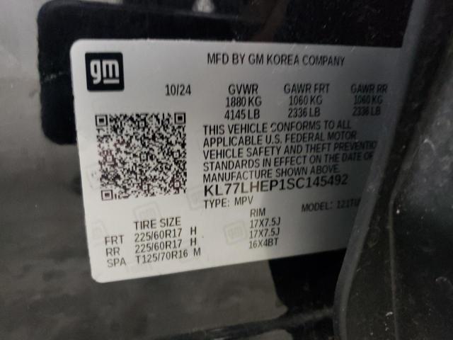 2025 CHEVROLET TRAX 1LT KL77LHEP1SC145492