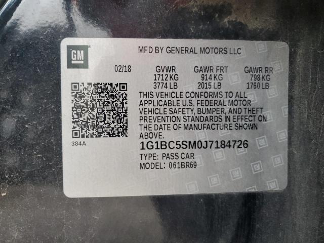 2018 CHEVROLET CRUZE LS - 1G1BC5SM0J7184726