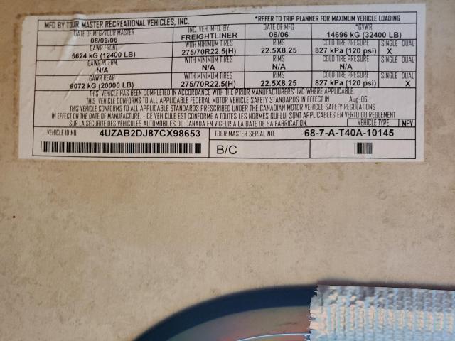 2007 FREIGHTLINER CHASSIS X #3239503066