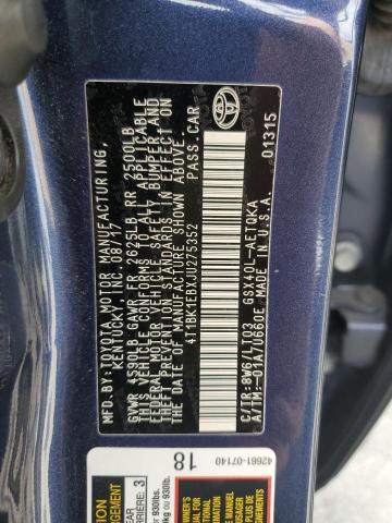 2018 TOYOTA AVALON XLE 4T1BK1EBXJU275352