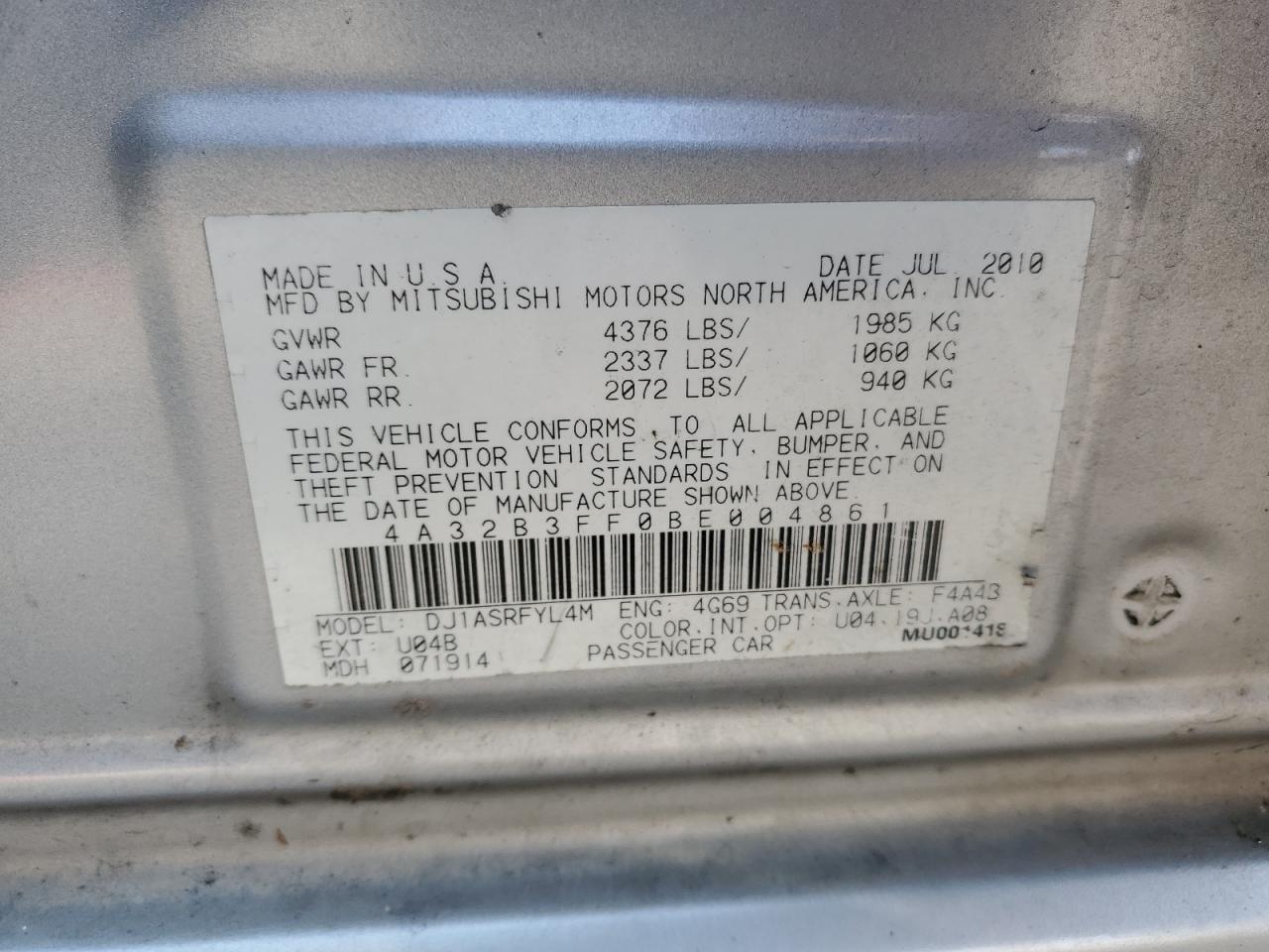 MITSUBISHI GALANT ES