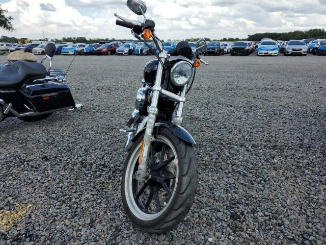 HARLEY-DAVIDSON XL883 SUPE 2014 black road/str gas 1HD4CR216EC417355 photo #3