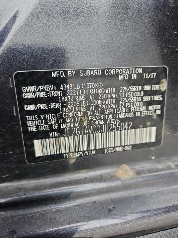 2018 SUBARU CROSSTREK JF2GTAMC0JH255042