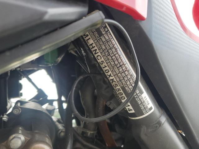 2019 HONDA CBR300 R MLHNC510XK5500114