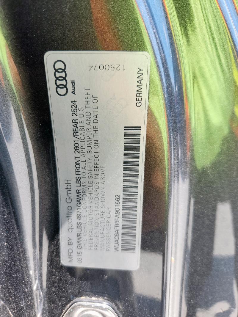 2015 AUDI RS5 WUAC6AFR6FA901662