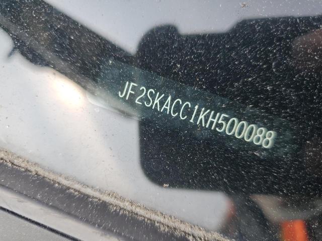 2019 SUBARU FORESTER JF2SKACC1KH500088