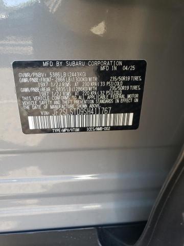 2025 SUBARU FORESTER TOURING JF2SLSTD9SH411767