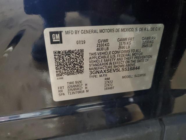 2020 CHEVROLET EQUINOX LS 3GNAXSEV5LS516844