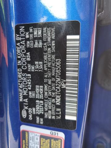 2021 KIA SELTOS SX KNDETCA22M7085063