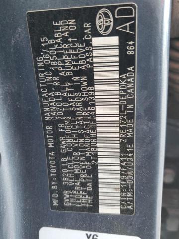 2015 TOYOTA COROLLA L - 2T1BURHE1FC461398