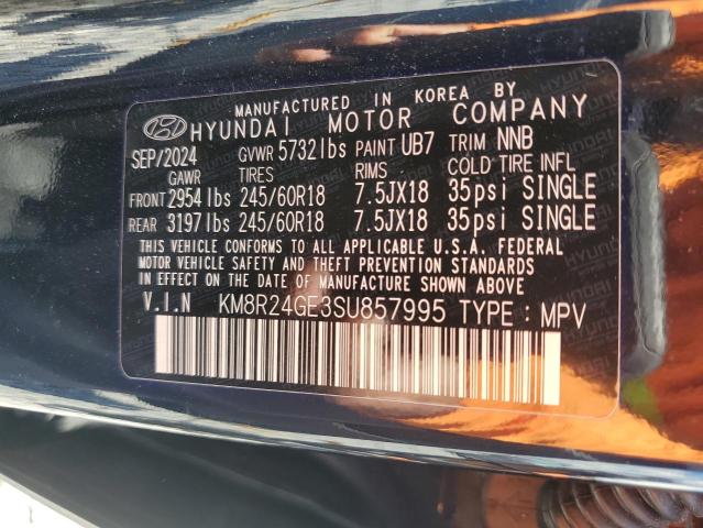 2025 HYUNDAI PALISADE SEL KM8R24GE3SU857995