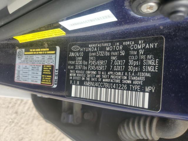 2011 HYUNDAI VERACRUZ GLS - KM8NU4CC7BU141226