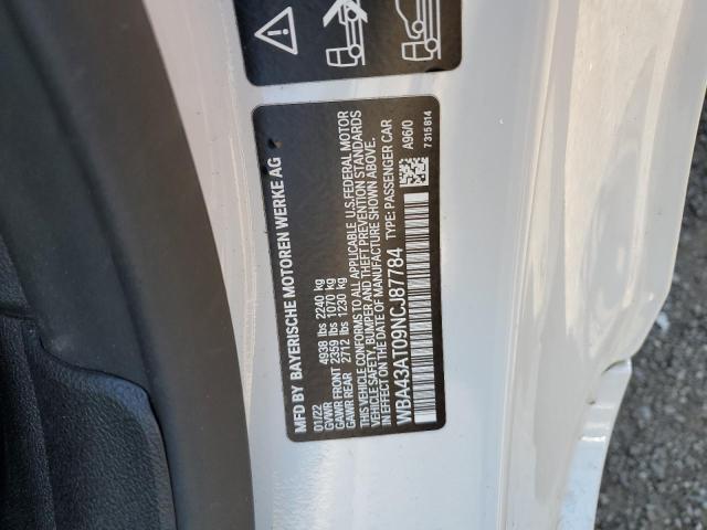 2022 BMW 430XI WBA43AT09NCJ87784
