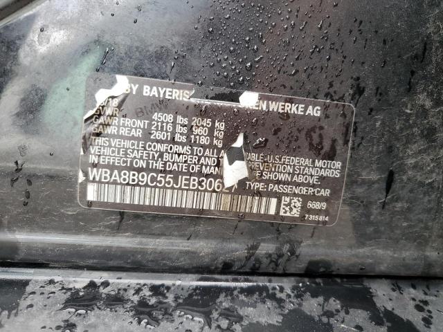 2018 BMW 330 I WBA8B9C55JEB30627