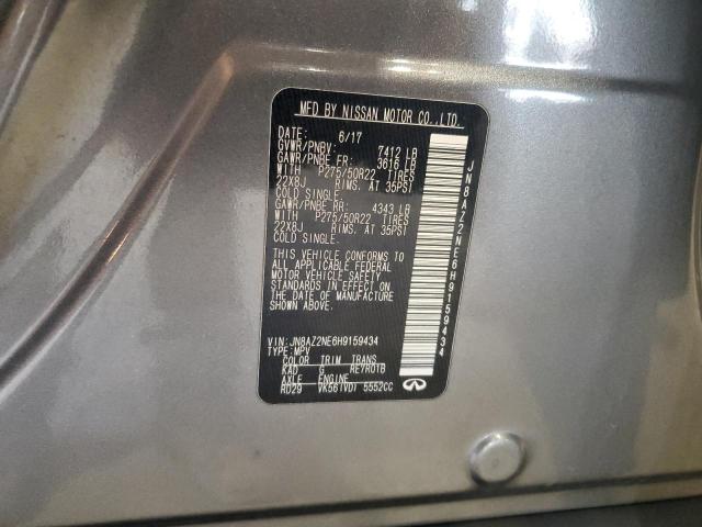 2017 INFINITI QX80 BASE JN8AZ2NE6H9159434