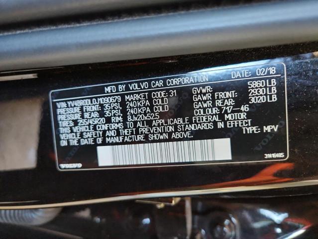 2018 VOLVO XC60 T8 INSCRIPTION YV4BR0DL0J1090679