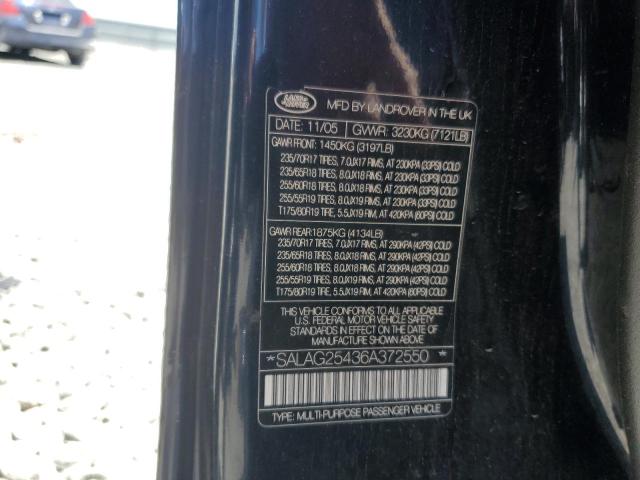 2006 LAND ROVER LR3 HSE #3292855566