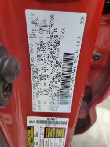 2013 TOYOTA TACOMA DOU - 5TFJX4GN2DX016643