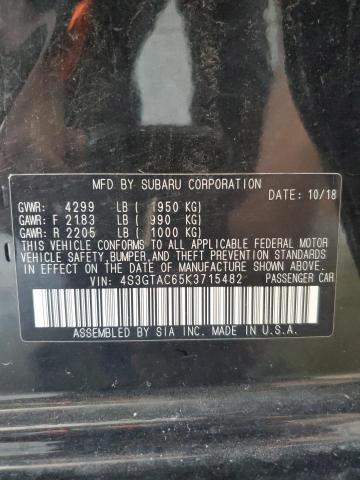 2019 SUBARU IMPREZA PREMIUM 4S3GTAC65K3715482